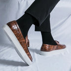 Mocassins homme de ville, marron, noir ou blanc, du 36 au 45