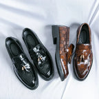 Mocassins homme à semelle flexible, marron ou noir