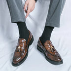 Mocassins homme à semelle flexible, marron ou noir