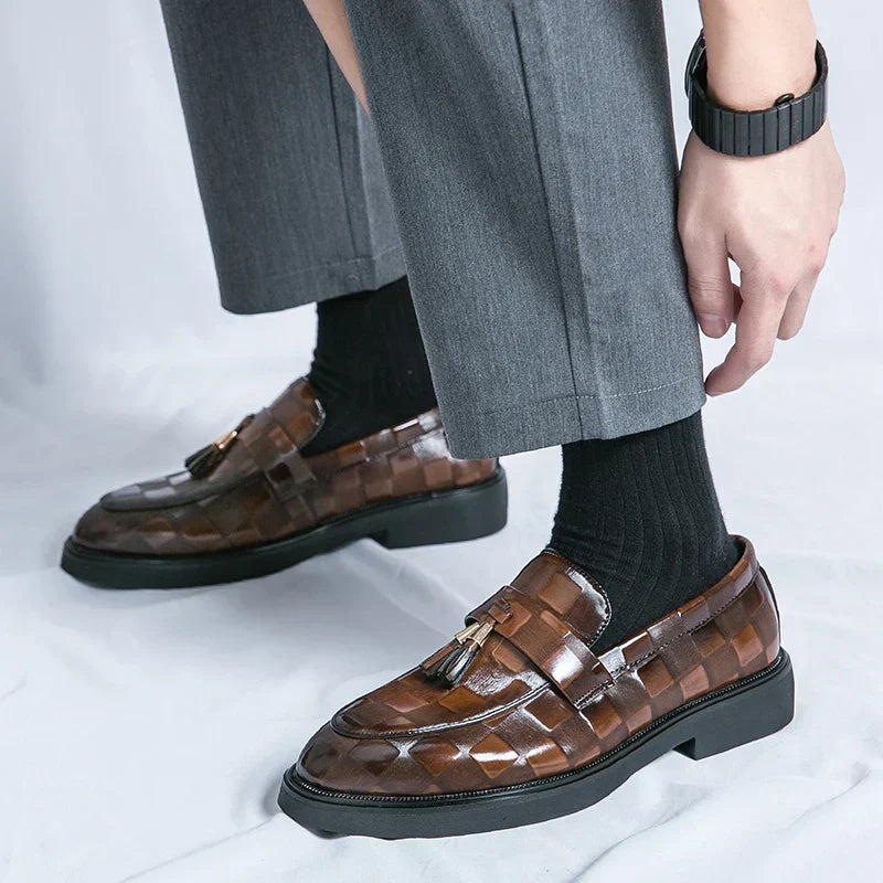 Mocassins homme à semelle flexible, marron ou noir