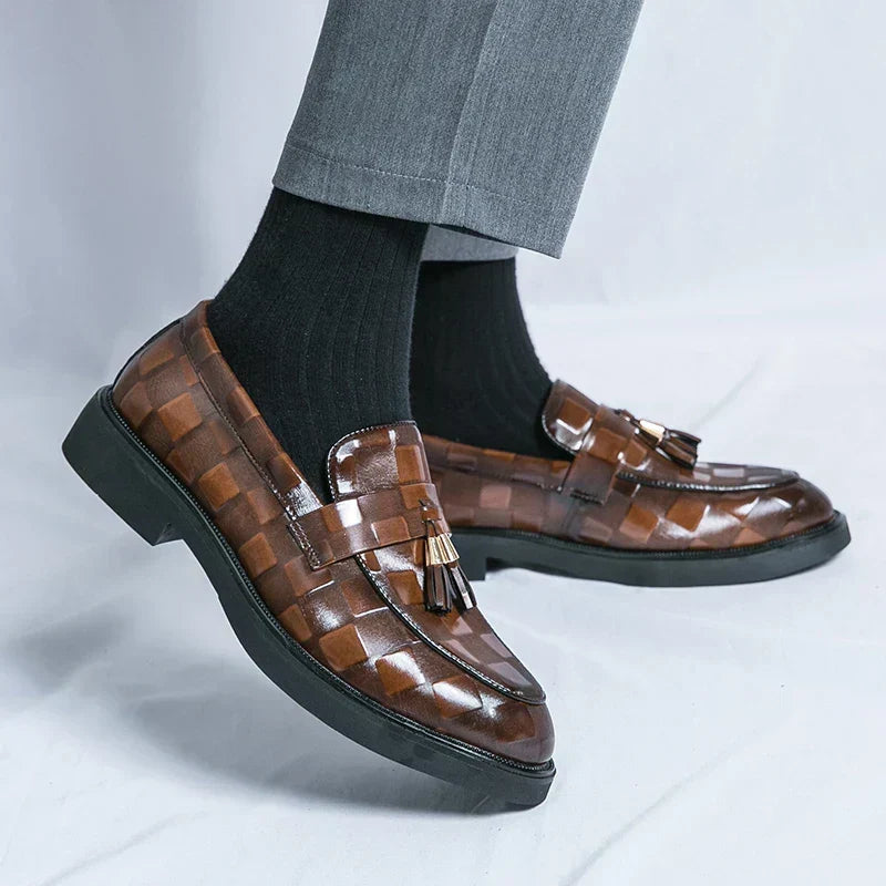 Mocassins homme à semelle flexible, marron ou noir