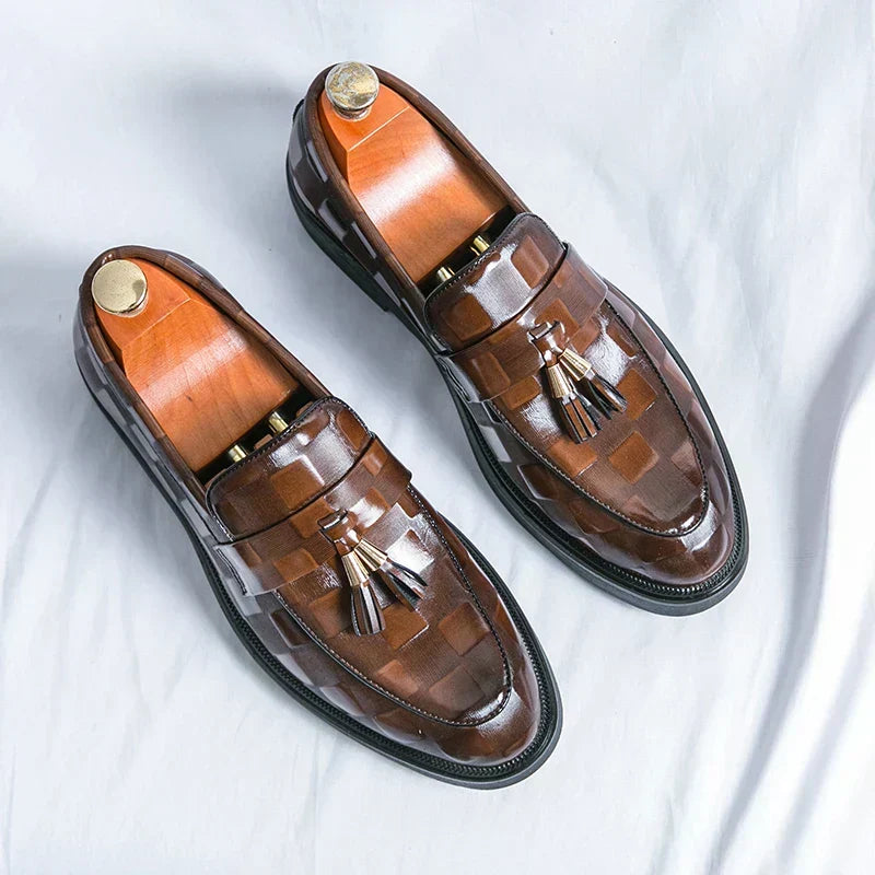 Mocassins homme à semelle flexible, marron ou noir