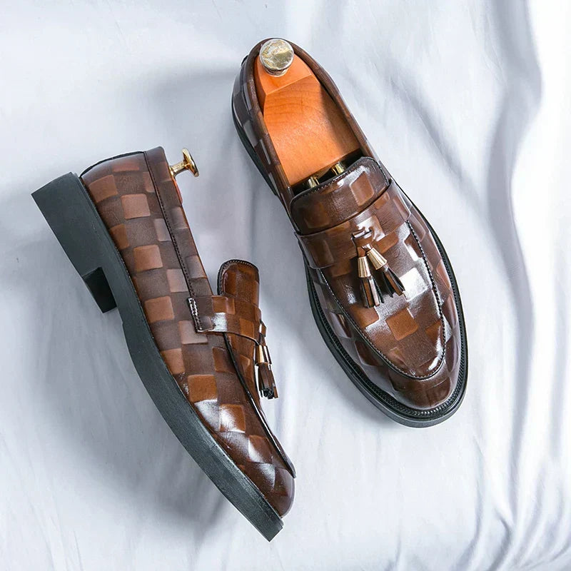 Mocassins homme à semelle flexible, marron ou noir