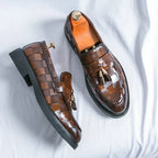 Mocassins homme à semelle flexible, marron ou noir