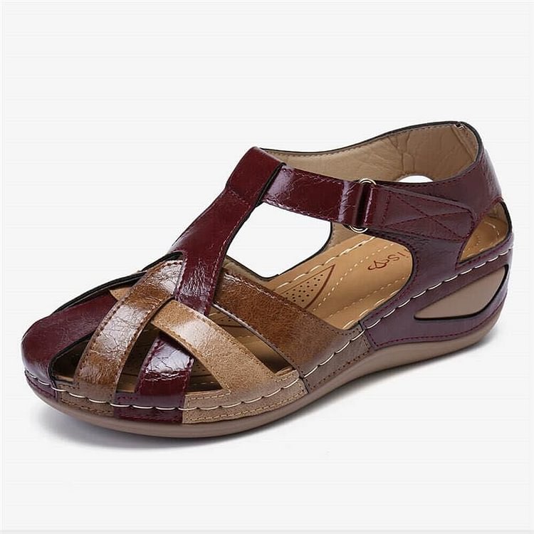 Mocassins orthopédiques femme, semelle de soutien, 4 coloris, rouge