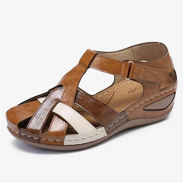 Mocassins orthopédiques femme, semelle de soutien, 4 coloris, marron