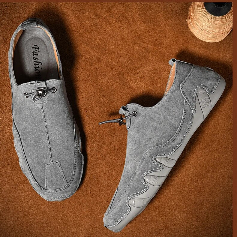 Mocassins homme légers, six coloris, du 38 au 47, gris