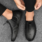 Mocassins homme légers, six coloris, du 38 au 47, noir