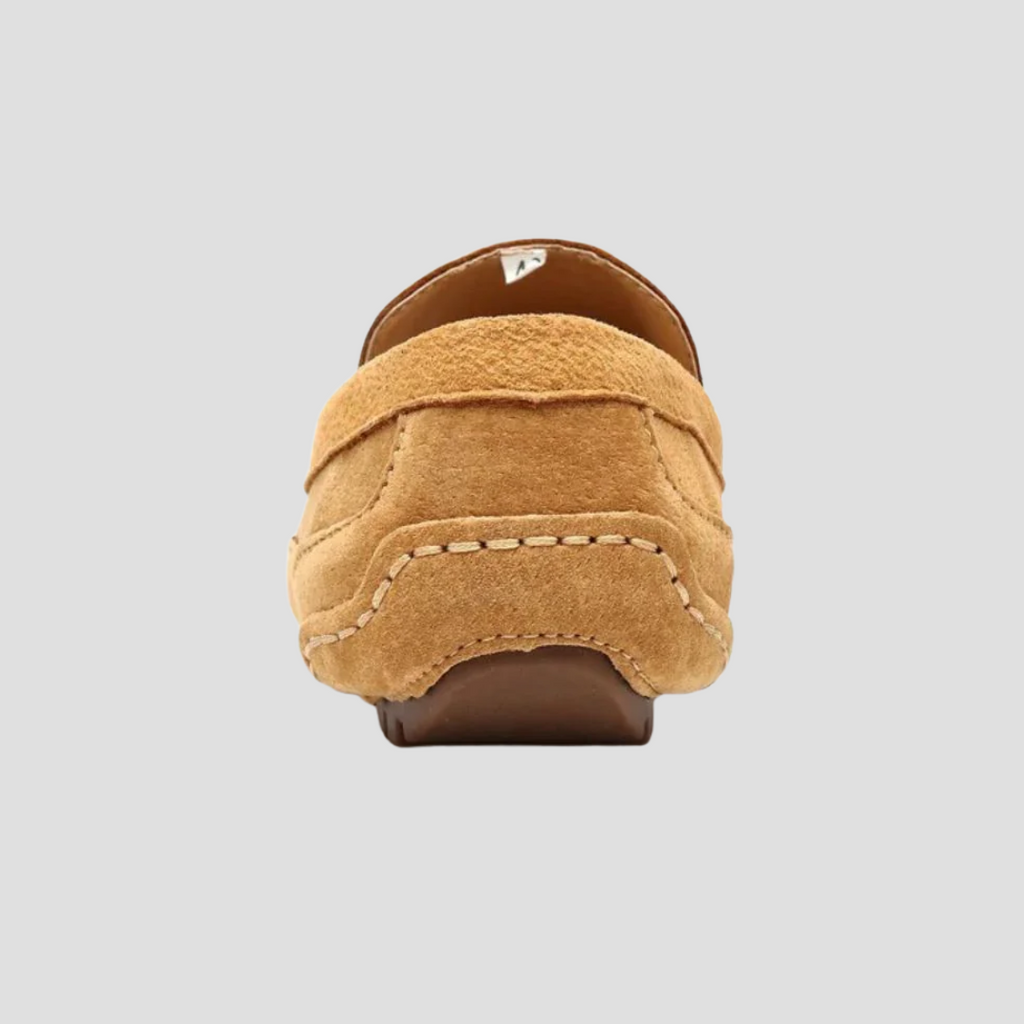 Mocassins homme semelle à picots, bout arrondi, trois coloris