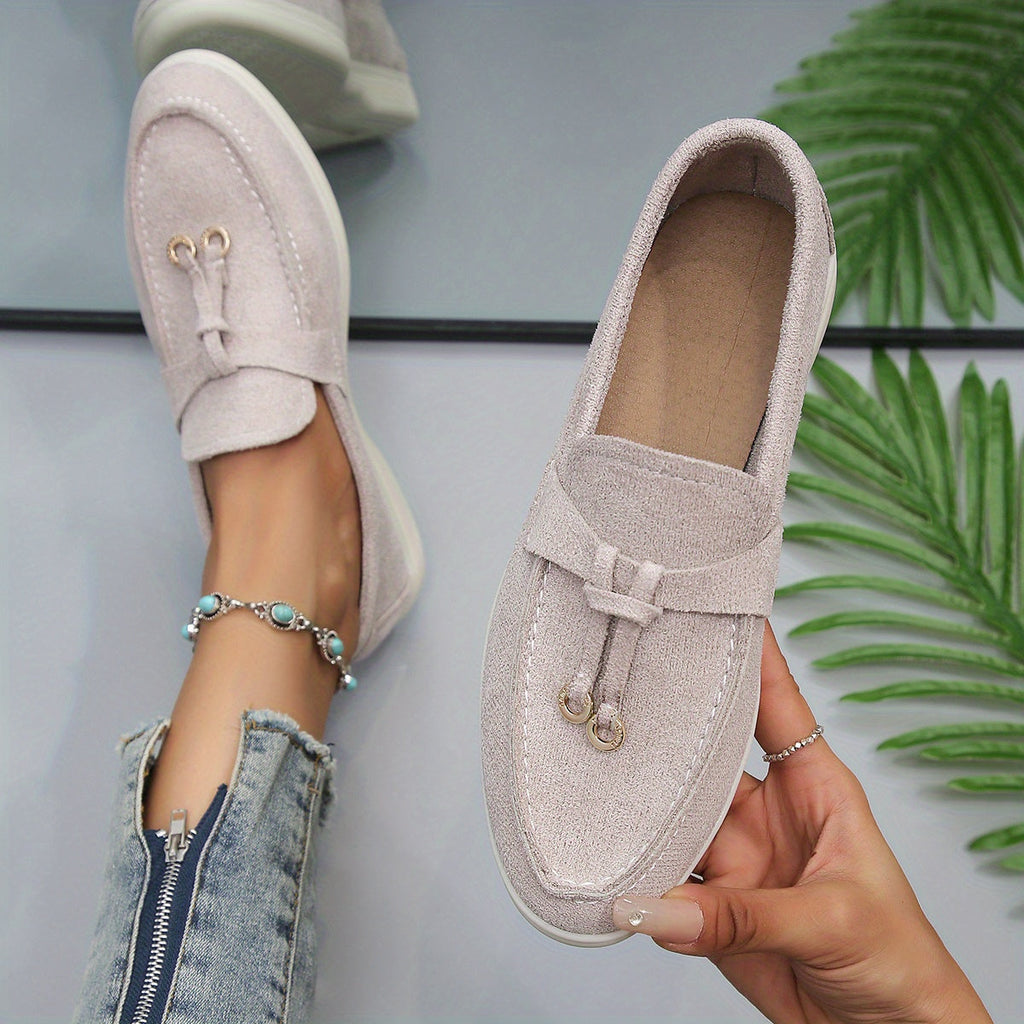 Mocassins femme à semelle épaisse et flexible, six coloris