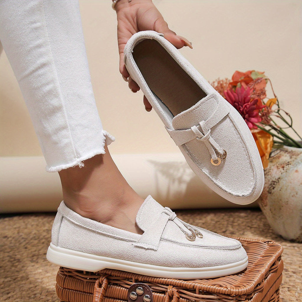 Mocassins femme à semelle épaisse et flexible, six coloris
