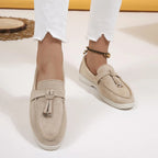 Mocassins femme classiques, huit coloris, du 36 au 43, kaki