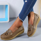 Mocassins orthopédiques femme, dix coloris, du 35 au 44, marron