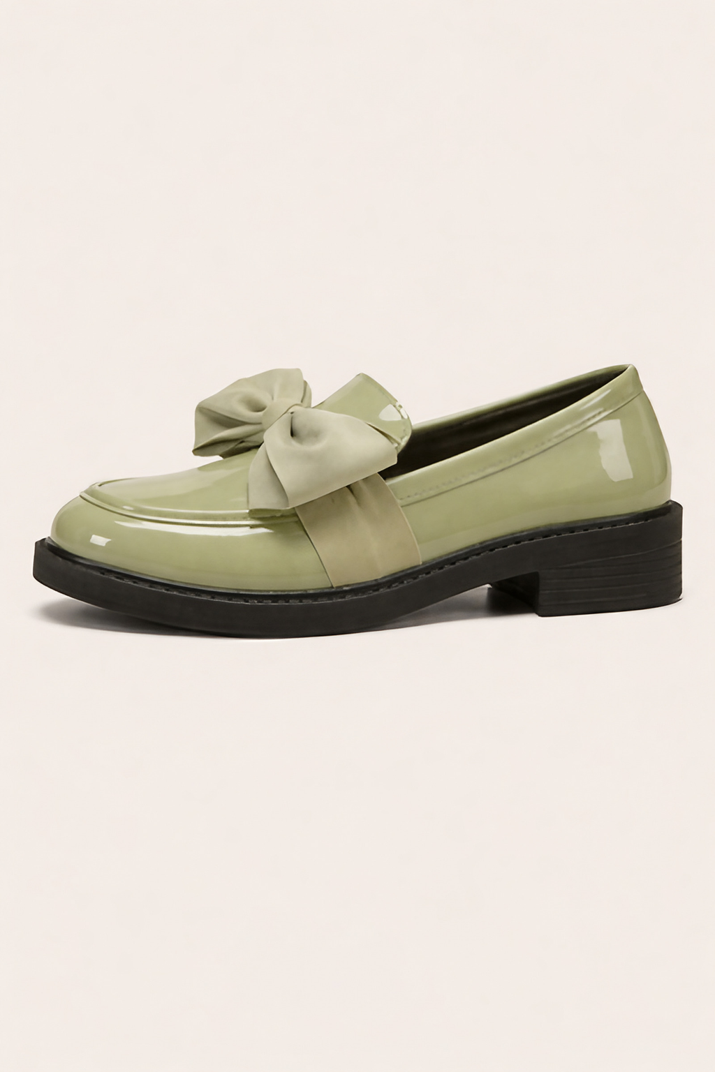 Mocassins femme à nœud, bout fermé, à enfiler, quatre coloris