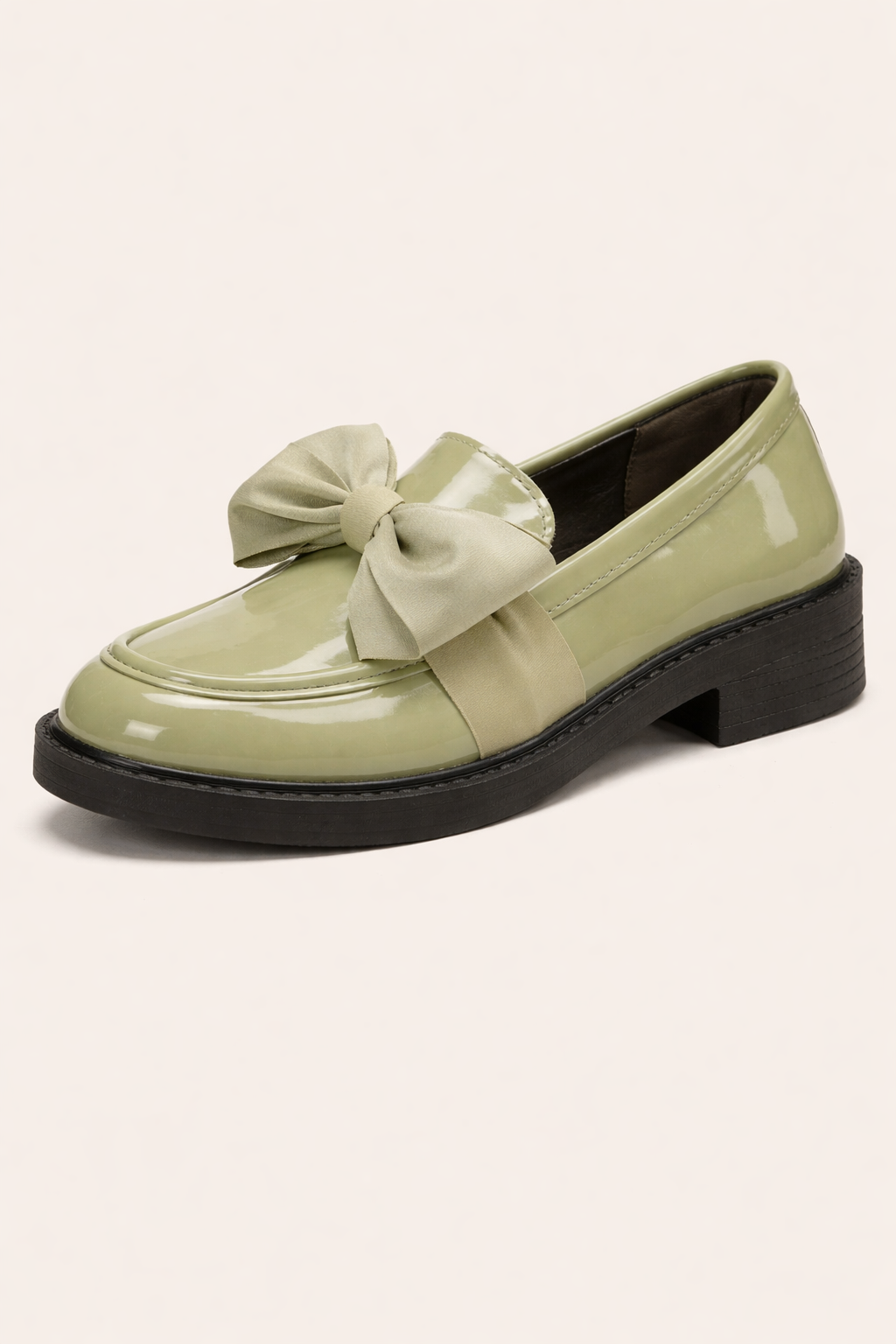 Mocassins femme à nœud, bout fermé, à enfiler, quatre coloris