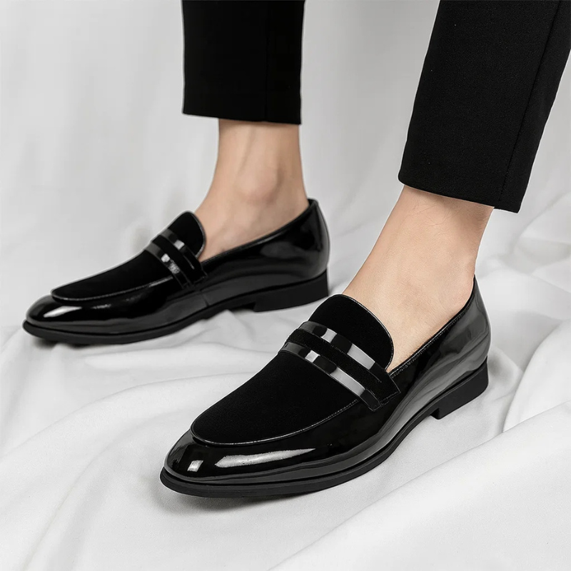 Mocassins homme habillés à bride, sans lacets, du 39 au 44