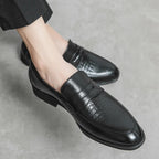 Mocassins homme classiques à enfiler, cinq coloris, du 38 au 48