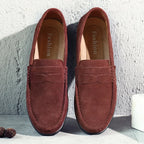 Mocassins homme colorés, semelle souple et légère