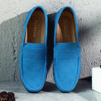 Mocassins homme colorés, semelle souple et légère