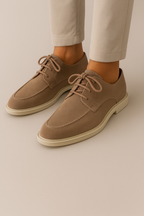 Mocassins homme classiques, noir ou beige, du 38 au 48, beige