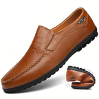Mocassins homme sans lacets, semelle légère, du 38 au 46, marron clair