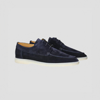 Mocassins homme à lacets, semelle à picots antidérapante