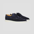 Mocassins homme à lacets, semelle à picots antidérapante
