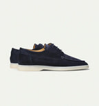 Chaussures homme à lacets style mocassin, noir ou beige