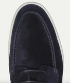 Chaussures homme à lacets style mocassin, noir ou beige