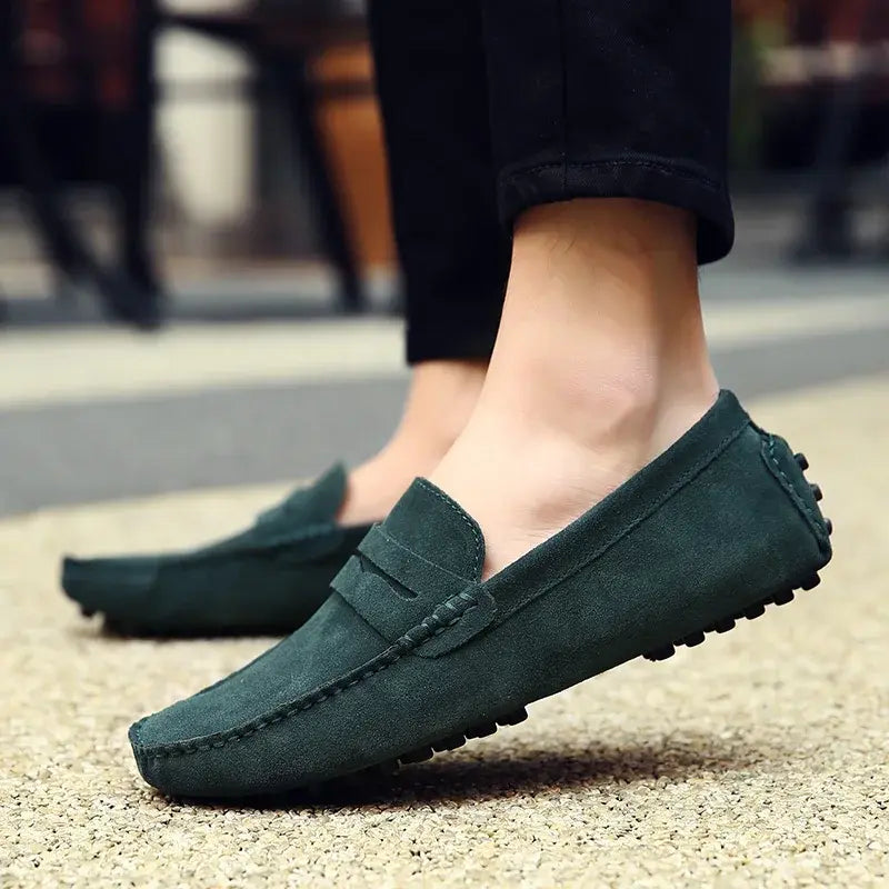 Mocassins homme style italien, semelle souple, du 38 au 47