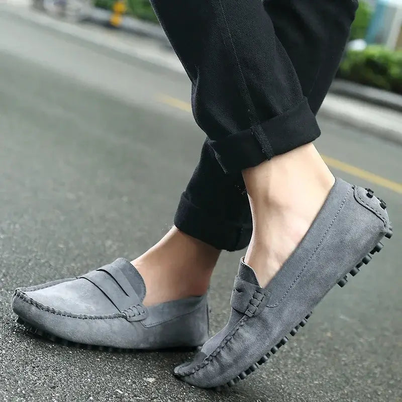 Mocassins homme style italien, semelle souple, du 38 au 47