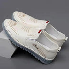 Mocassins homme souples et respirants, trois coloris, 39 au 44, blanc