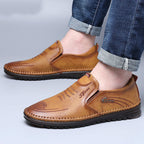 Mocassins homme souples et respirants, trois coloris, 39 au 44