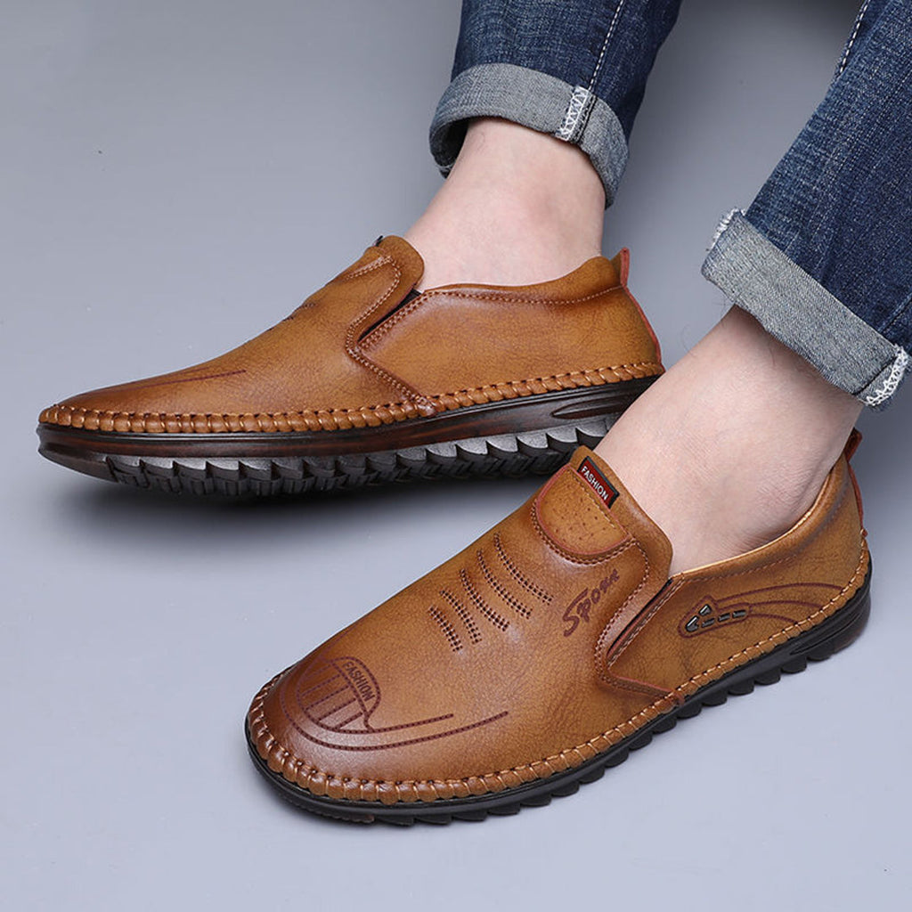 Mocassins homme souples et respirants, trois coloris, 39 au 44