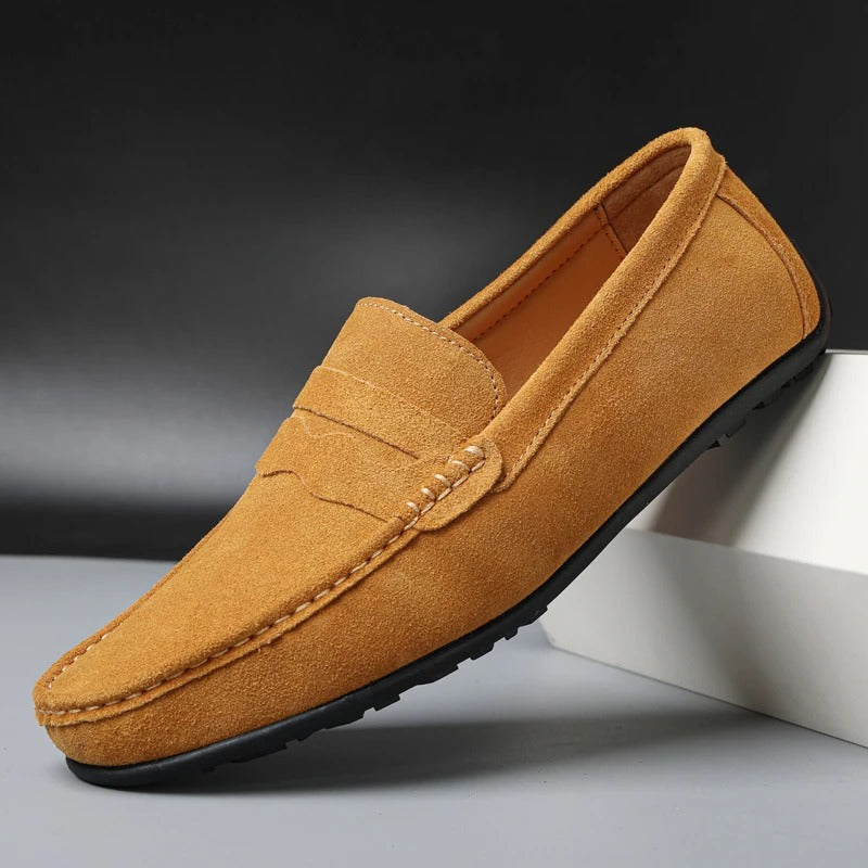 Mocassins homme à enfiler, semelle coussinée, du 38 au 50