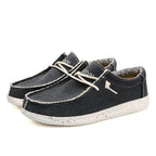 Mocassins homme légers et décontractés, quatre coloris, noir