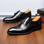 Mocassins homme à glands, sans lacets, coupe basse, noir