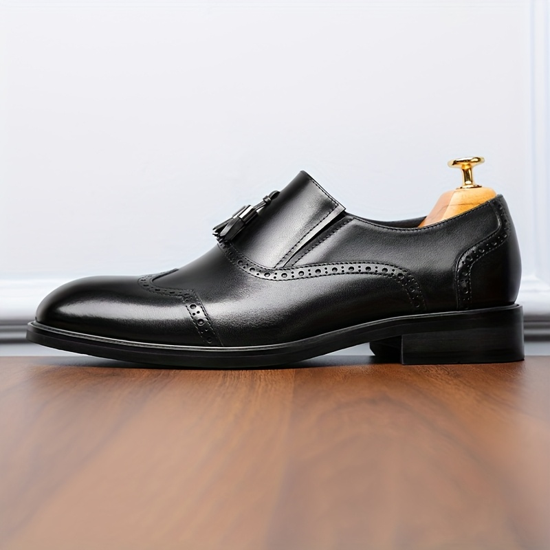 Mocassins homme à glands, sans lacets, coupe basse