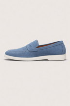 Mocassins homme sans lacets à bride, coupe basse, trois coloris