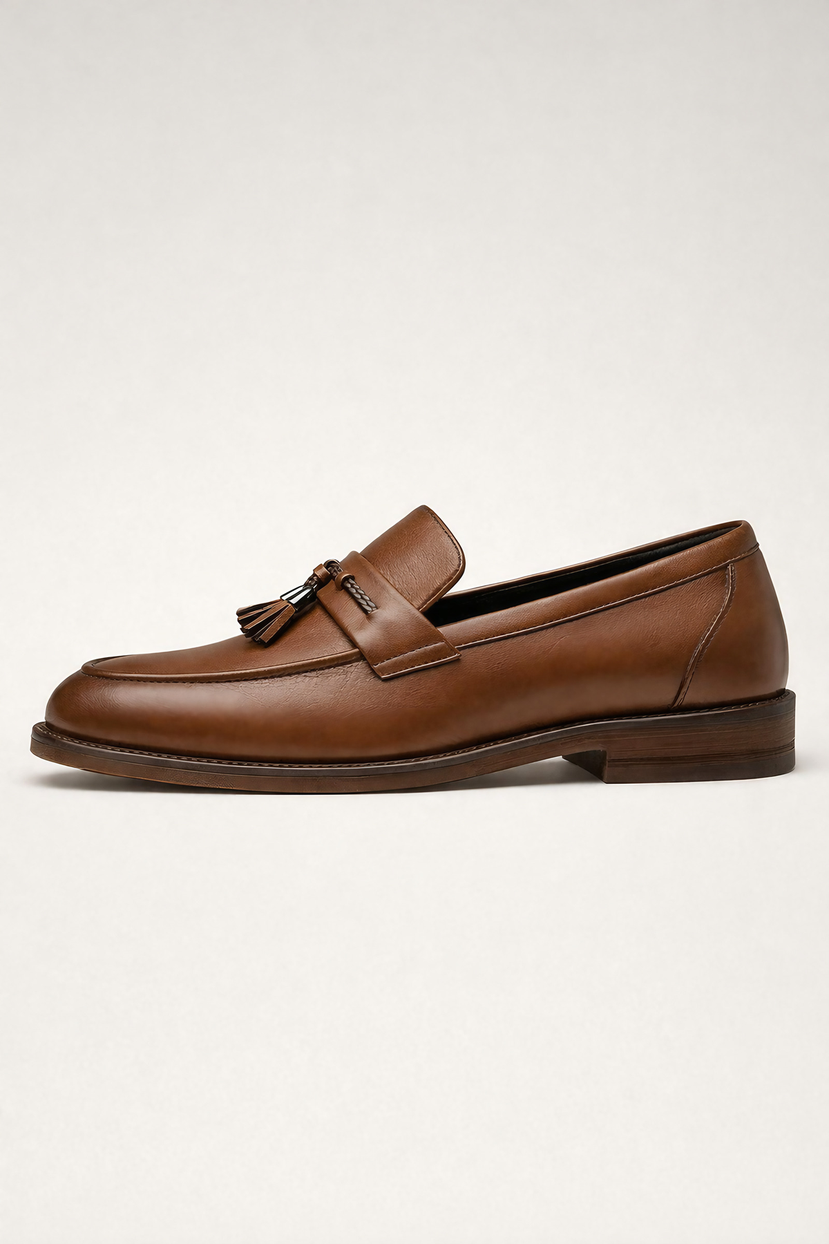 Mocassins homme à glands, semelle épaisse, marron ou noir