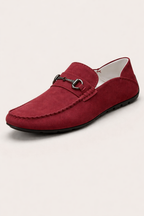 Mocassins homme à enfiler, ornement métallique, du 38 au 42