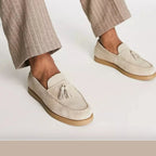 Mocassins orthopédiques homme sans lacets, beige, du 38 au 48, beige
