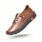 Mocassins orthopédiques femme, soutien de la voûte plantaire, marron