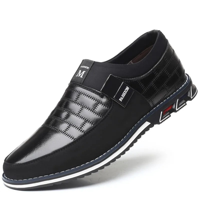Chaussures oxford homme, semelle souple, du 38 au 48, bleu