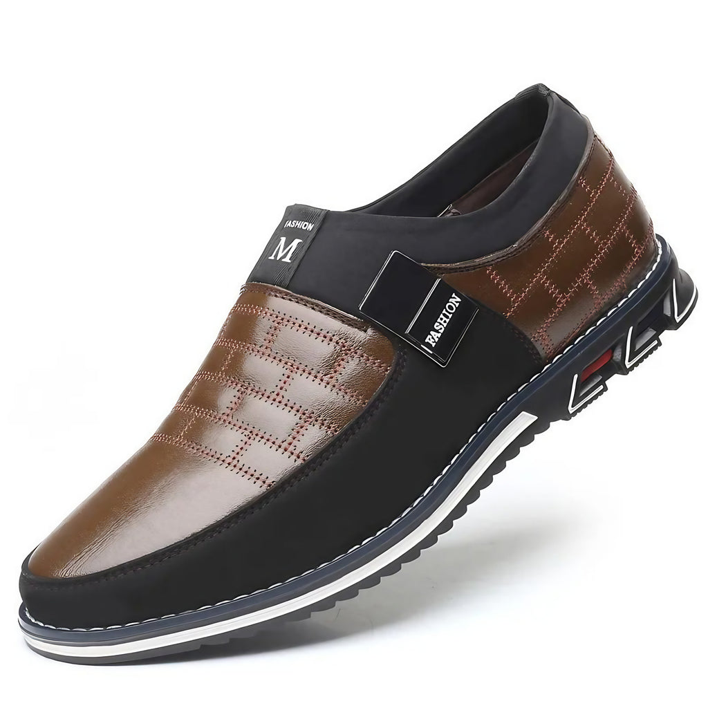 Chaussures oxford homme, semelle souple, du 38 au 48, marron