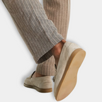 Mocassins homme à pampilles, coloris kaki, du 38 au 45