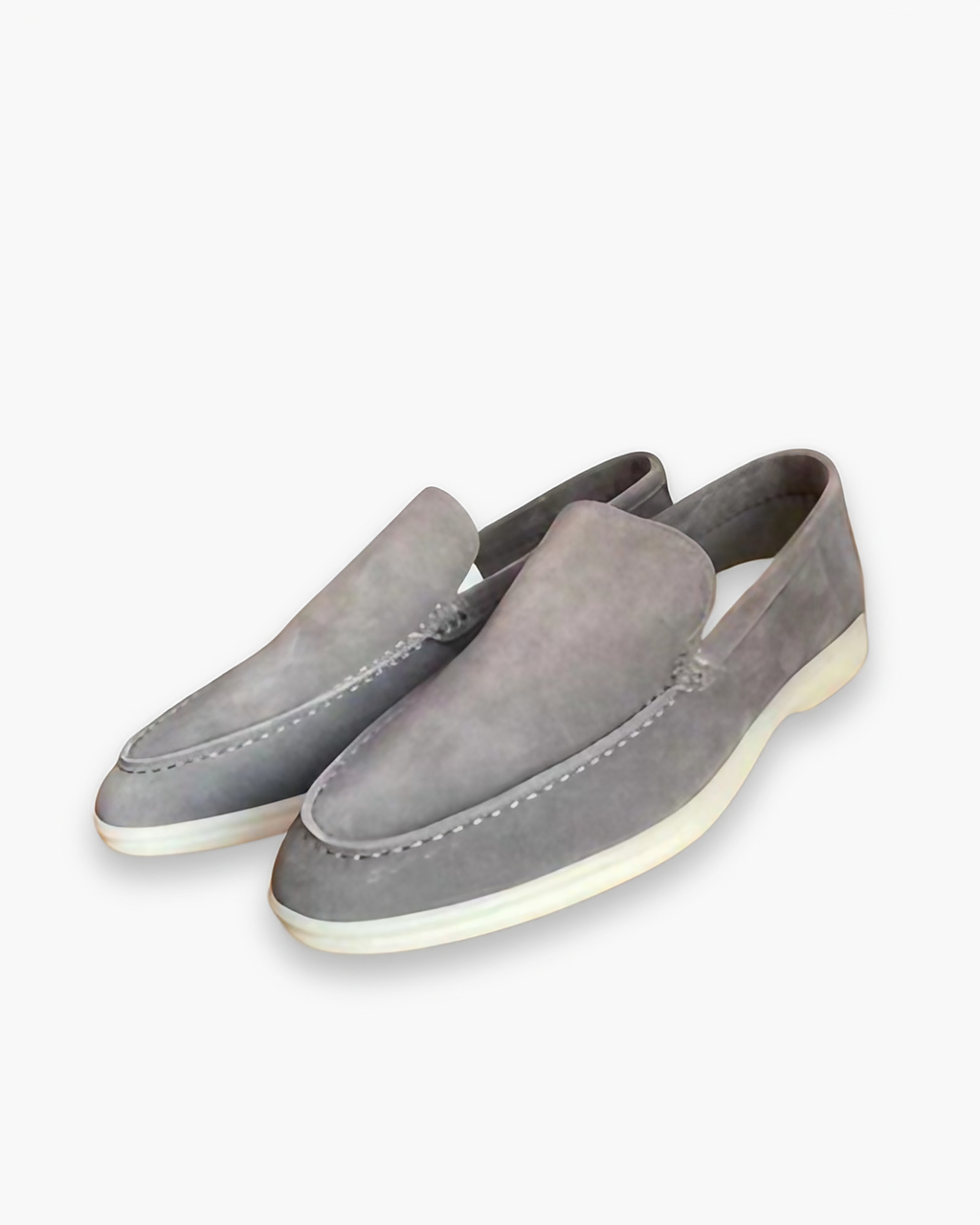 Mocassins homme à semelle intérieure moelleuse, sept coloris, gris