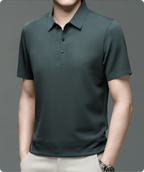 Polo homme style italien, maille texturée, six coloris