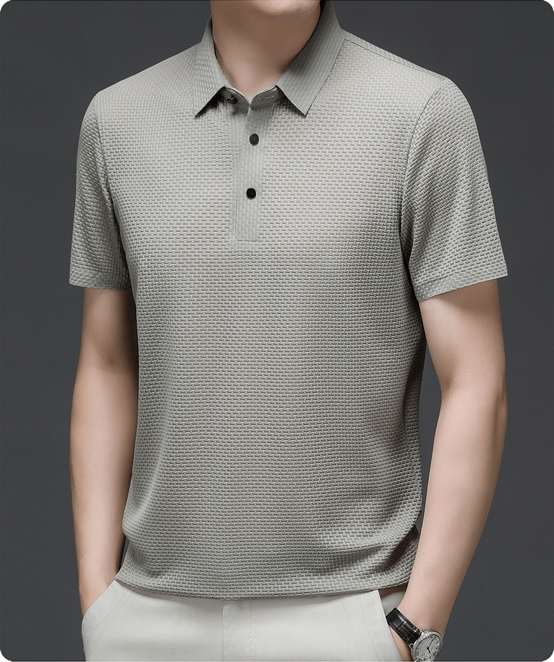 Polo homme style italien, maille texturée, six coloris