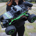 Voiture télécommandée tout-terrain 4x4, échelle 1/10, vert